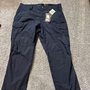5.11 Tactical Dark Navy Slim Fit Teflon Cargo Pants Men’s 36x34 Straight Leg